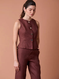 Pattie Blouse Coffee