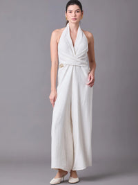 Mirleth Long Jumpsuit White