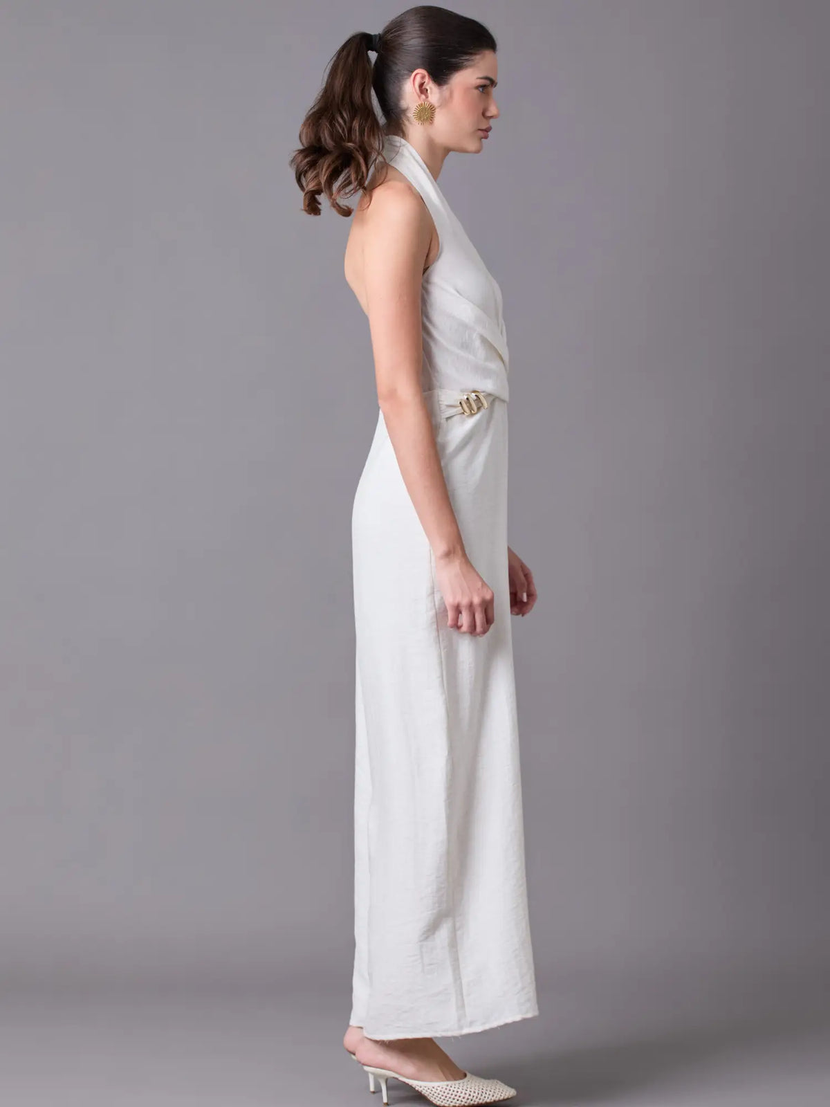 Mirleth Long Jumpsuit White