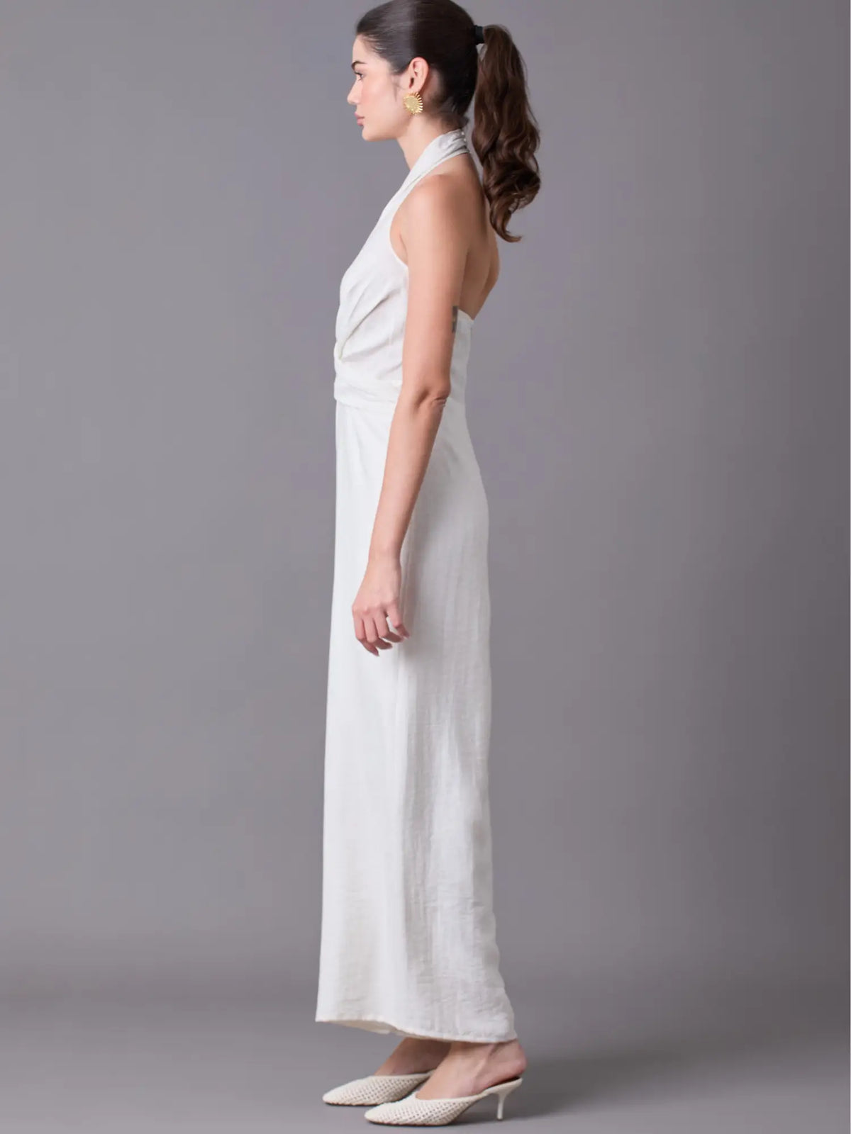 Mirleth Long Jumpsuit White