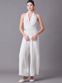 Mirleth Long Jumpsuit White