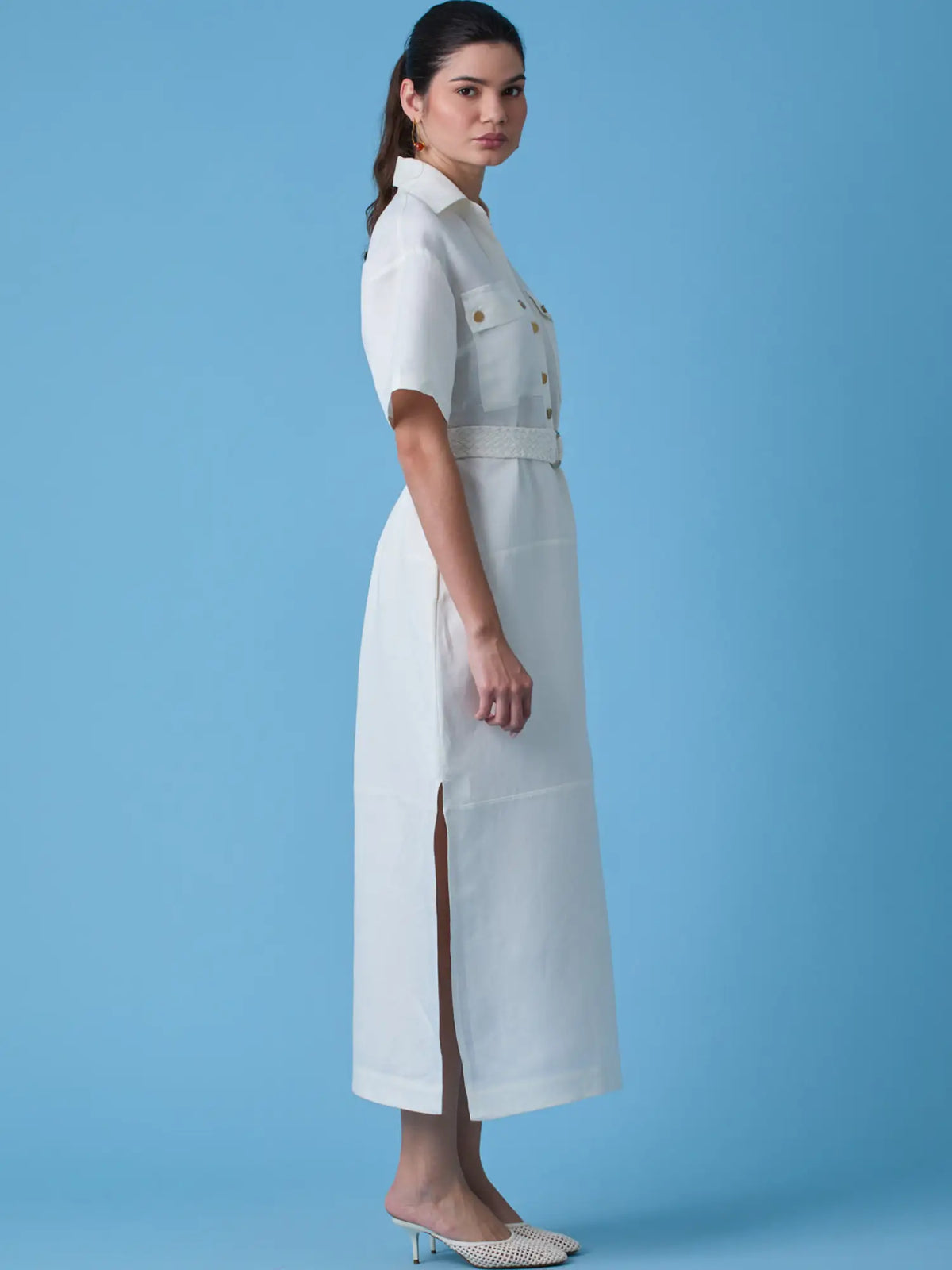 Lawrence Long Dress White