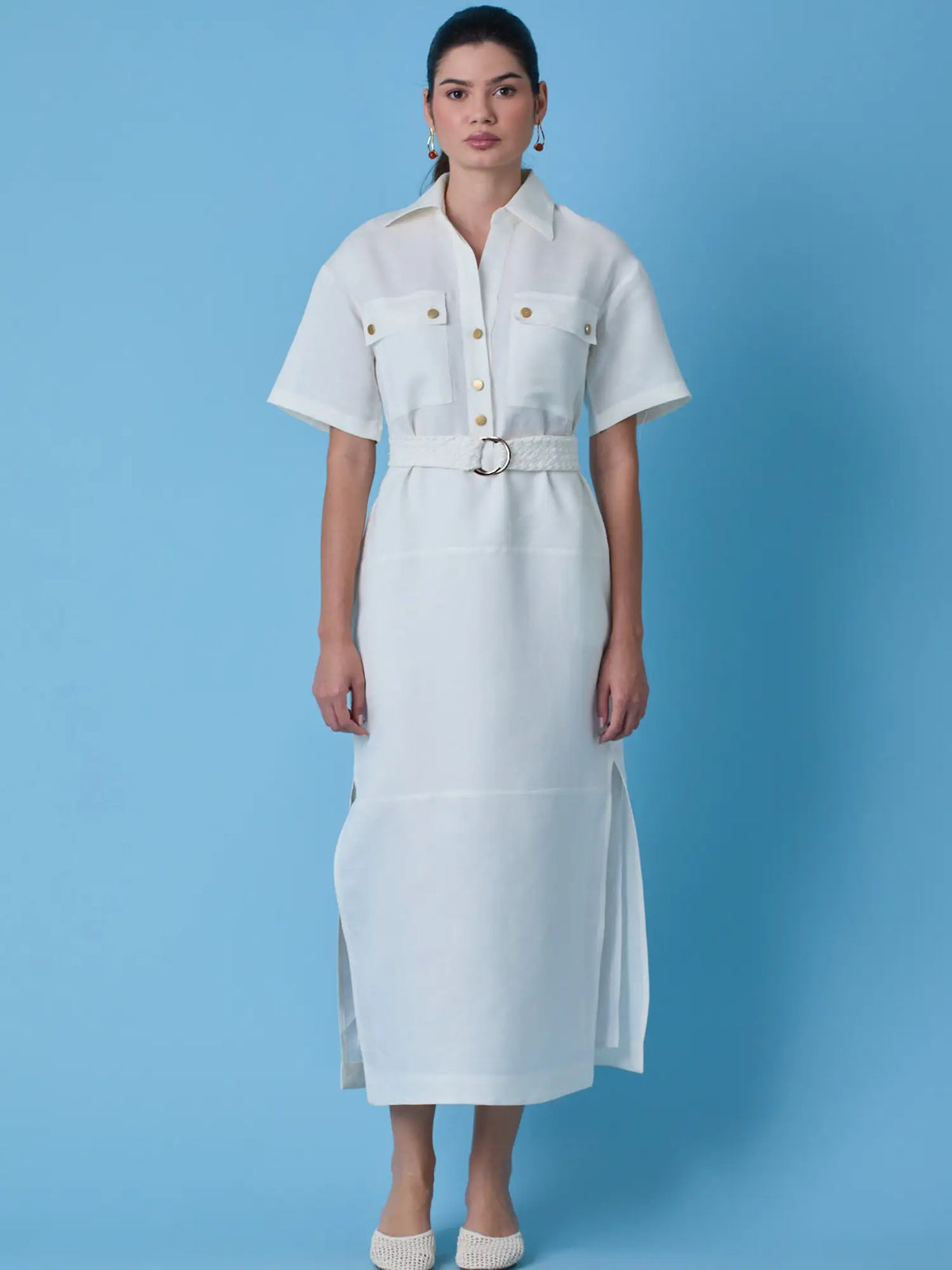 Lawrence Long Dress White