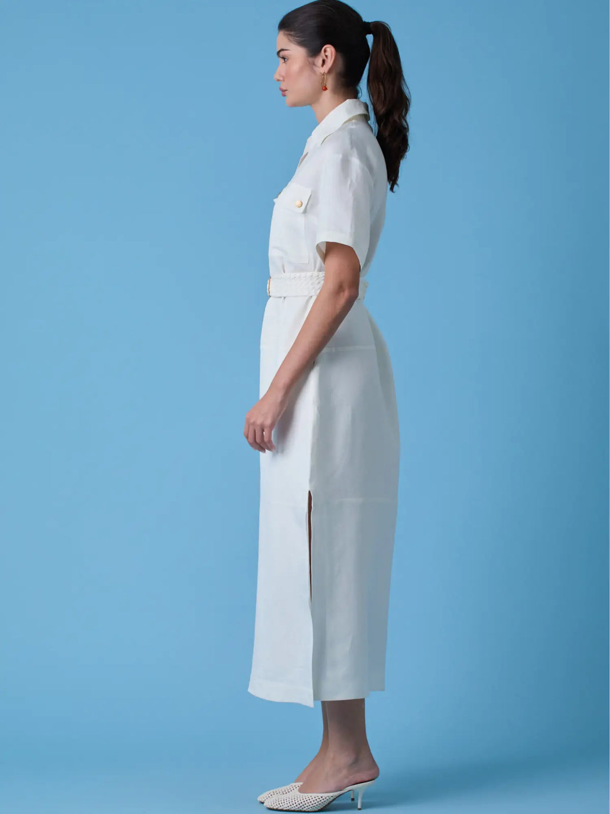 Lawrence Long Dress White
