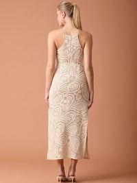 Adele Long Dress Beige