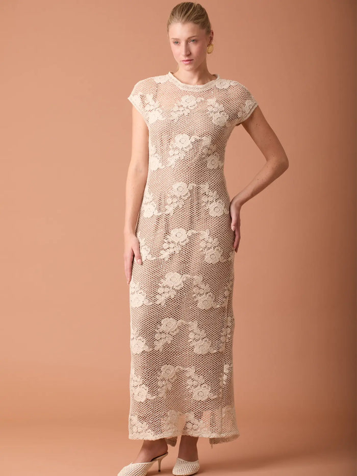 Irina Long Dress Beige