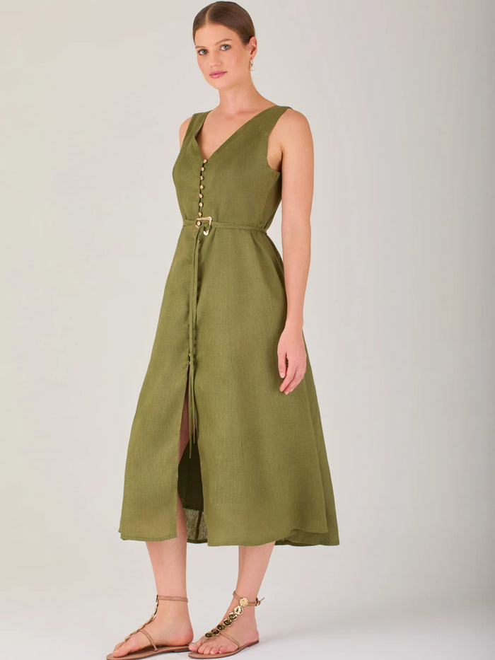 Yuria Long Dress Olive