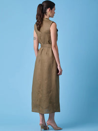 Yestin Long Dress Olive
