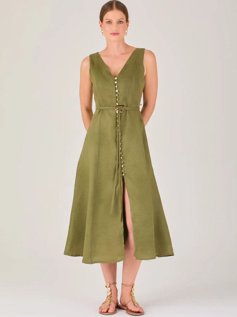 Yuria Long Dress Olive