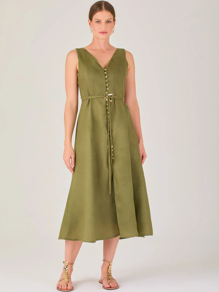 Yuria Long Dress Olive