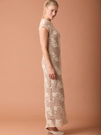 Irina Long Dress Beige