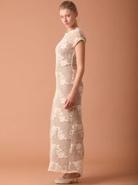 Irina Long Dress Beige