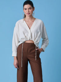Cyran White Blouse