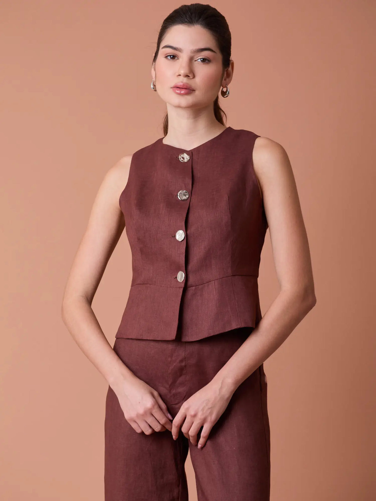 Pattie Blouse Coffee