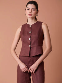 Pattie Blouse Coffee