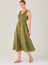 Yuria Long Dress Olive