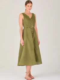 Yuria Long Dress Olive
