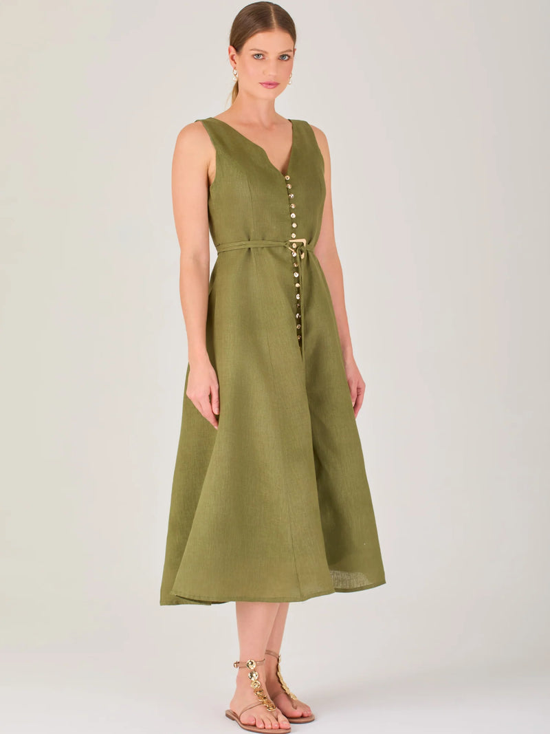 Yuria Long Dress Olive