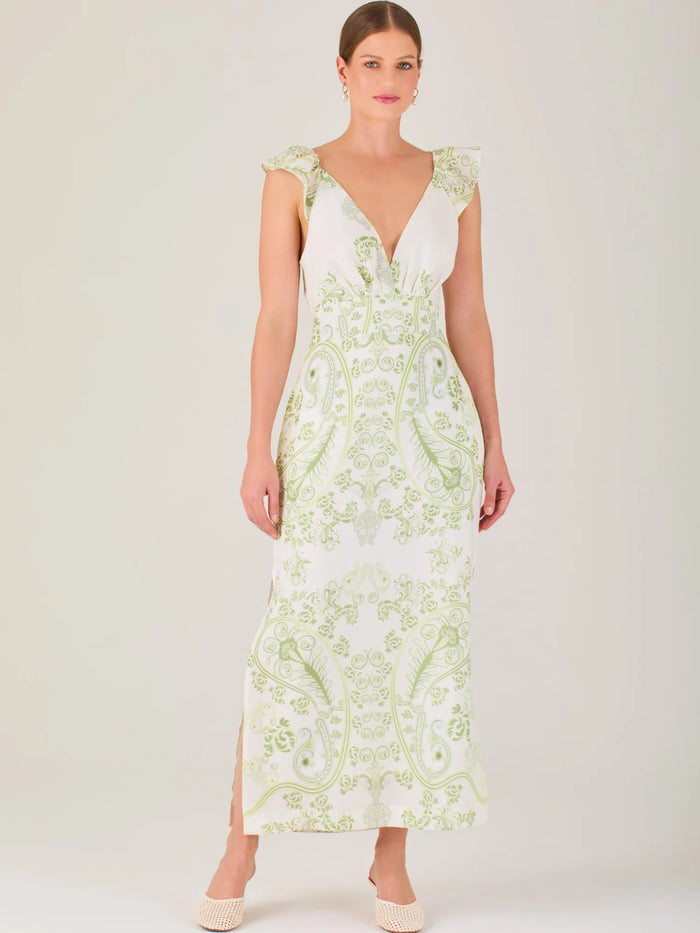 Bogna Long Dress Olive