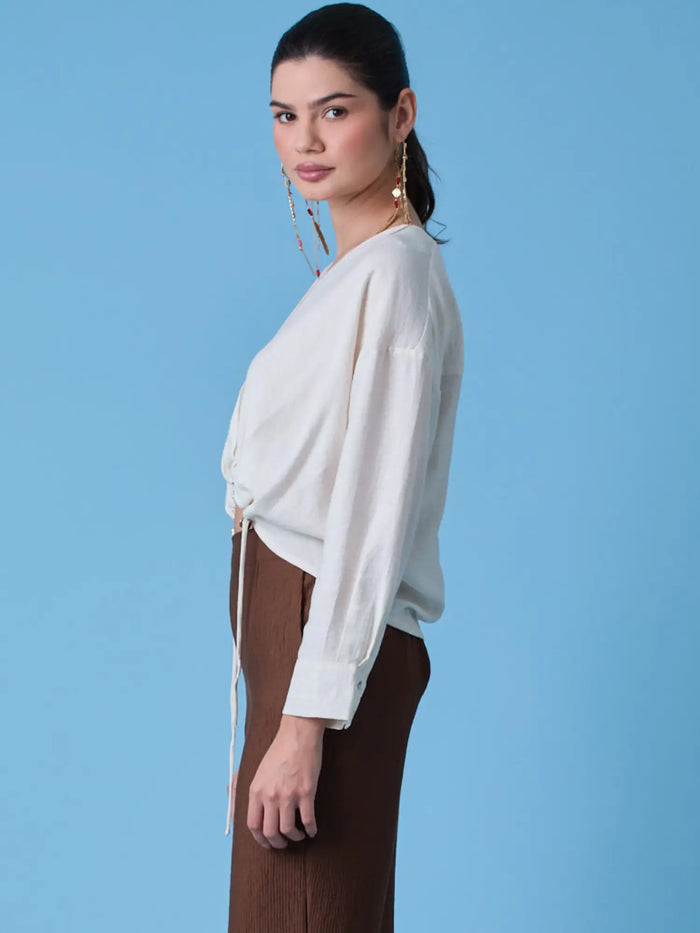 Cyran White Blouse