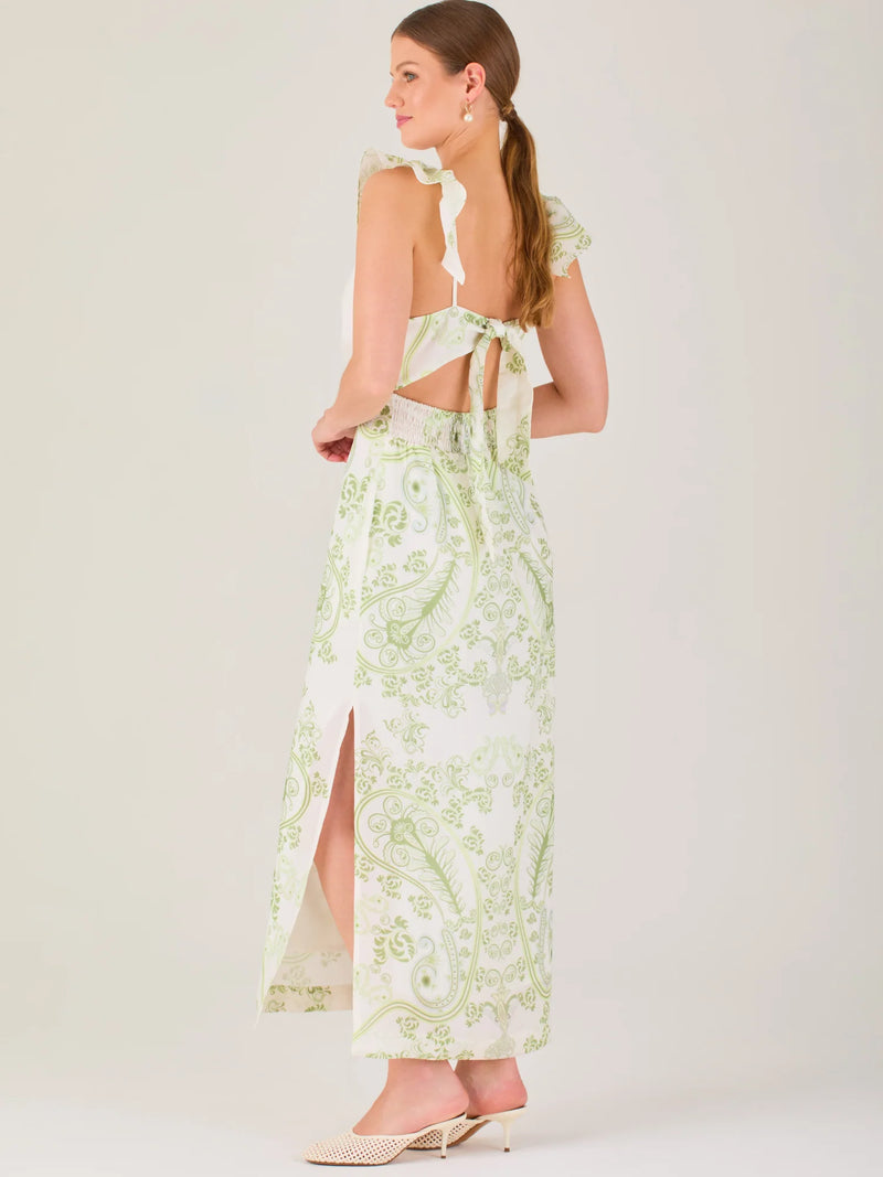 Bogna Long Dress Olive