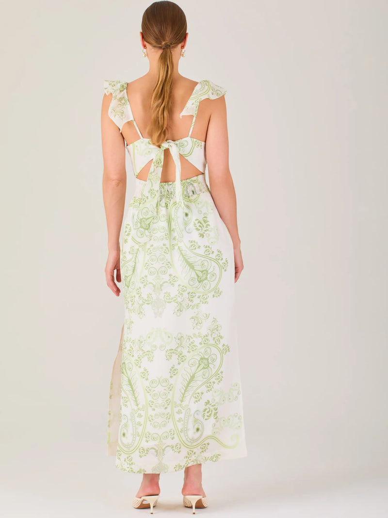 Bogna Long Dress Olive
