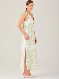 Bogna Long Dress Olive