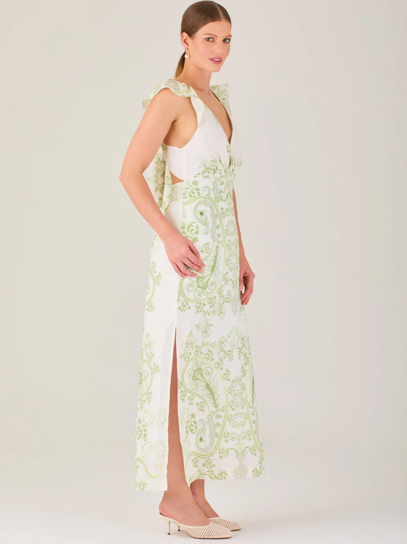 Bogna Long Dress Olive