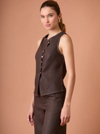 Dama Blouse Brown