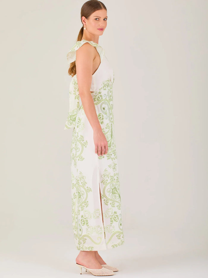 Bogna Long Dress Olive