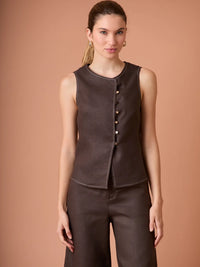 Dama Blouse Brown