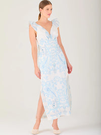 Bogna Long Dress Baby Blue