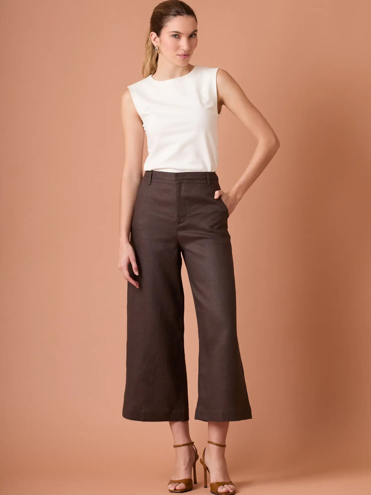 Dama Long Pants Brown