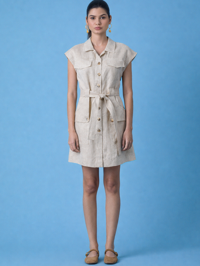 Bailly Short Dress Natural