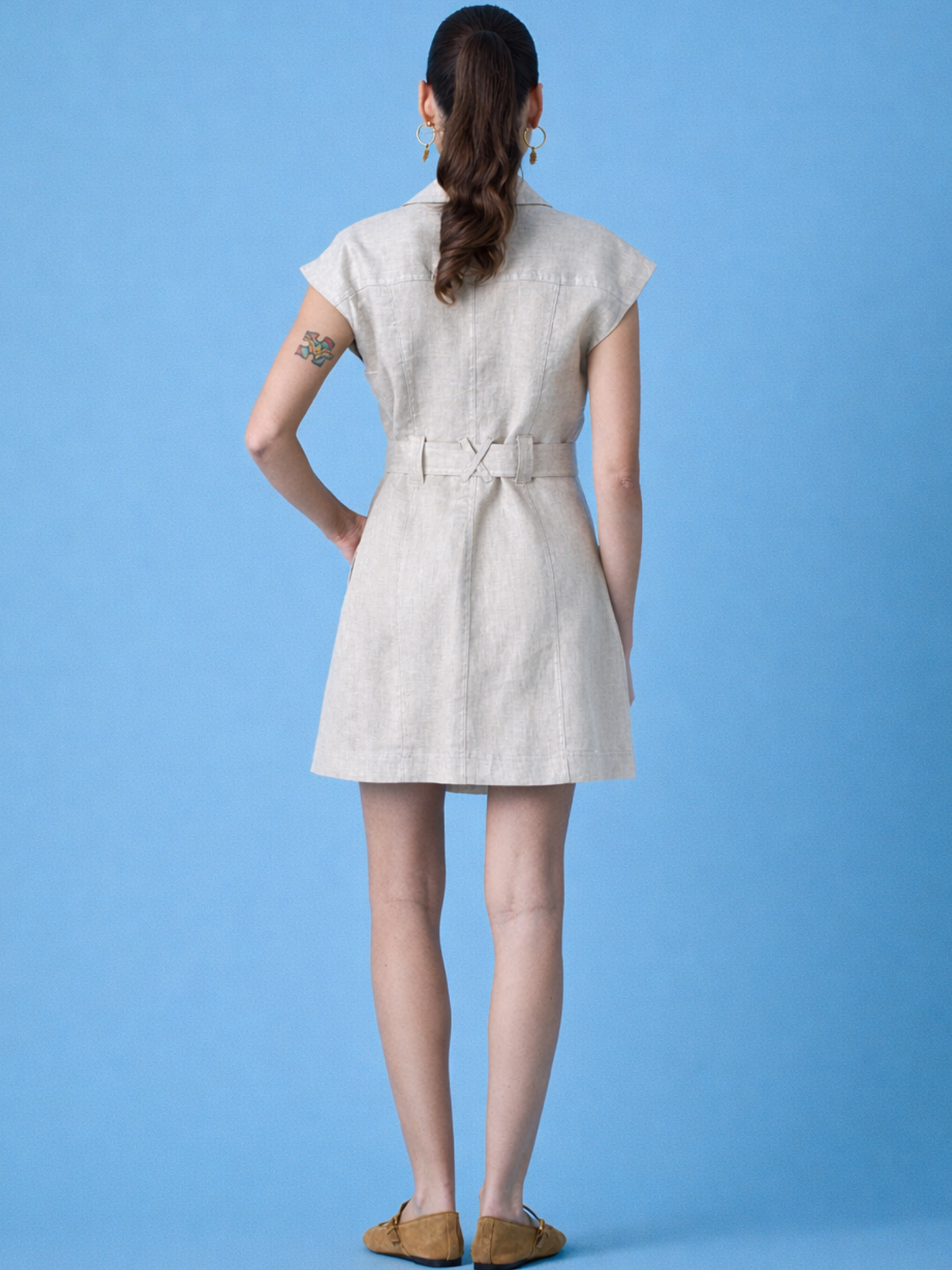 Bailly Short Dress Natural