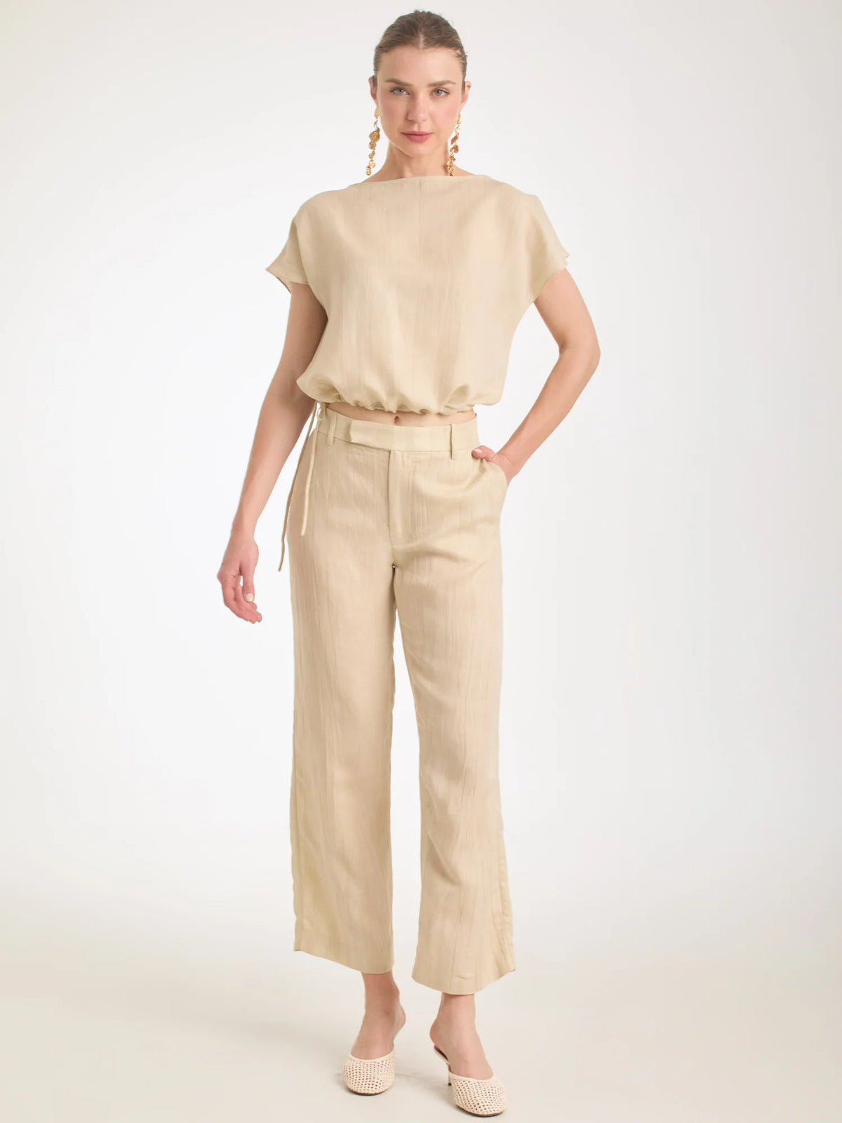 Chic Long Pants Vanilla