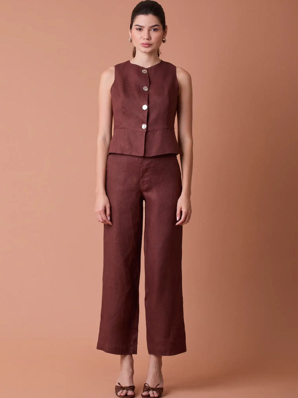 Pattie Long Pants Coffee