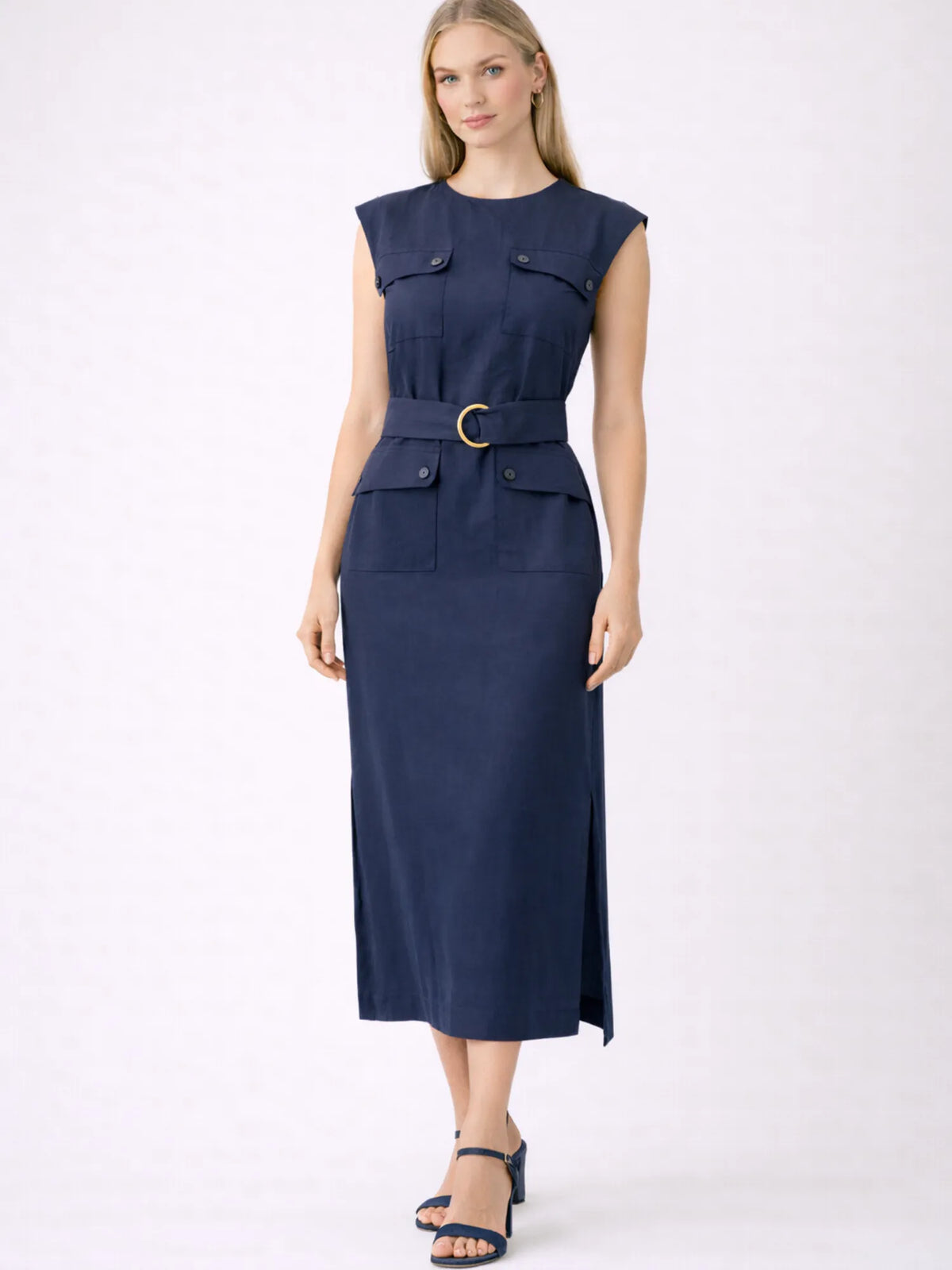 Jamari Long Dress Navy