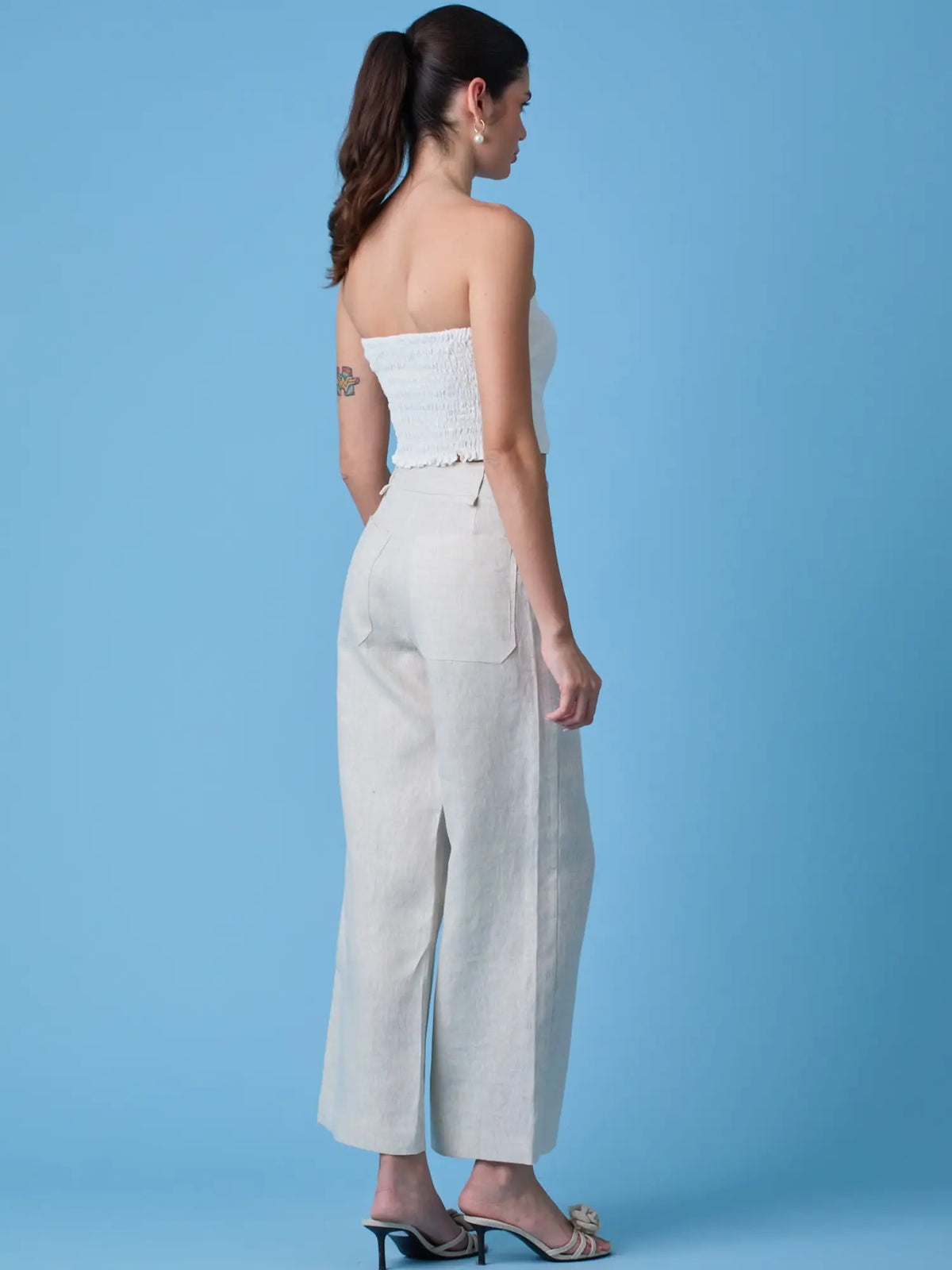 Jonie Long Pants Ivory