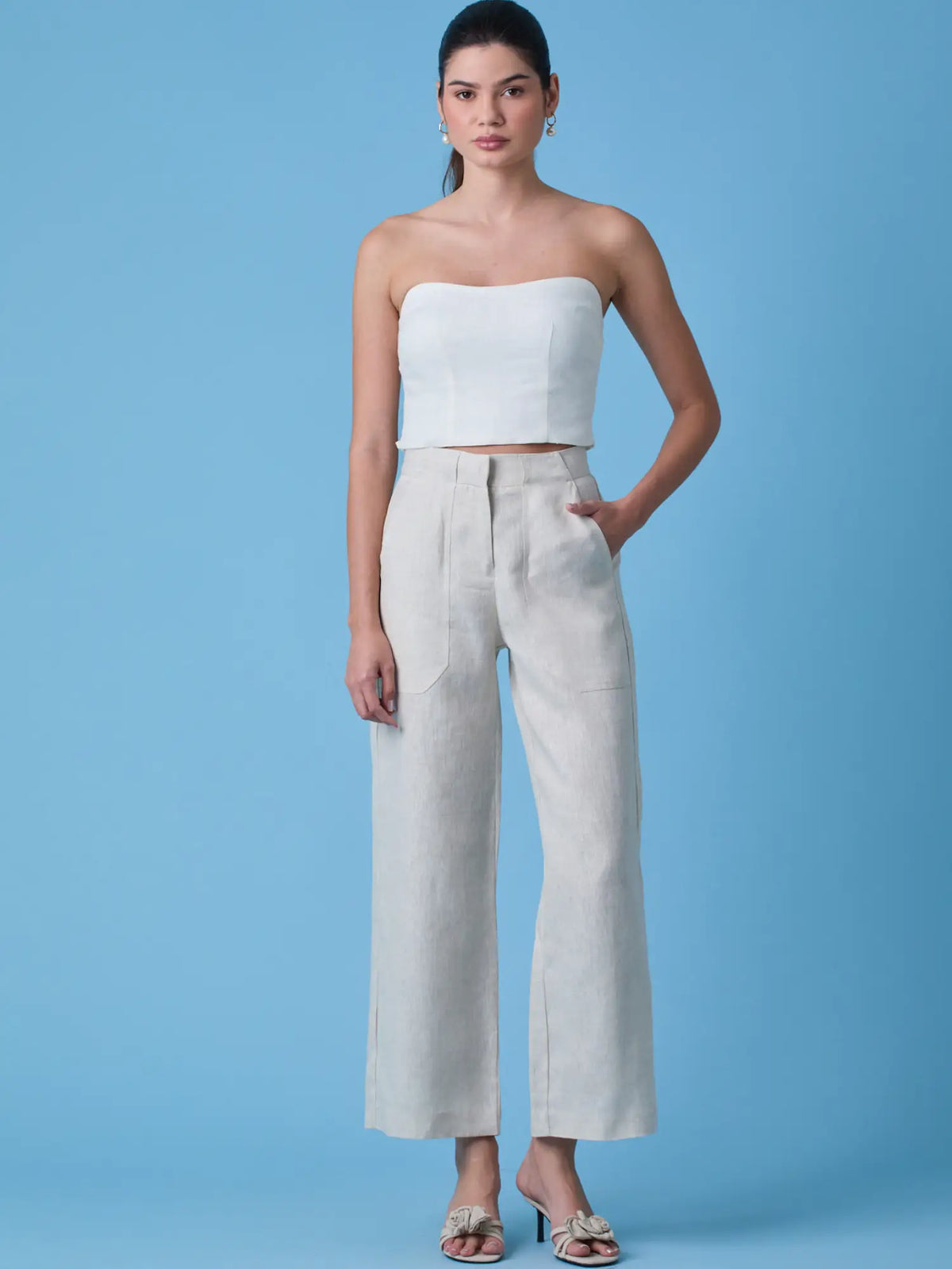 Jonie Long Pants Ivory
