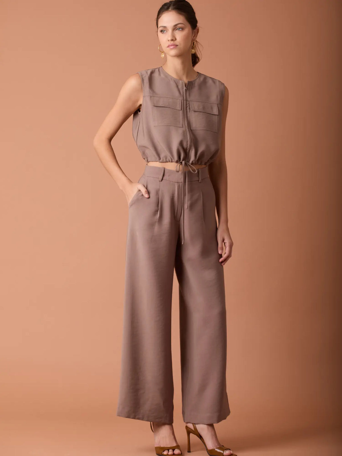 Ardaza Long Pants Brown