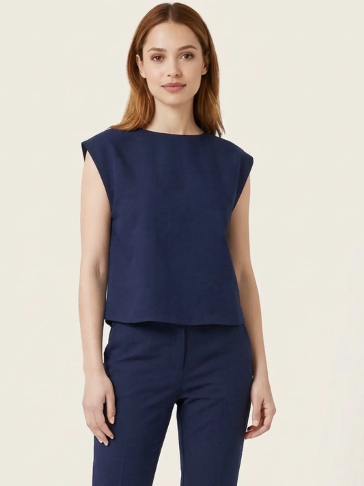 Lombardia Blouse Navy