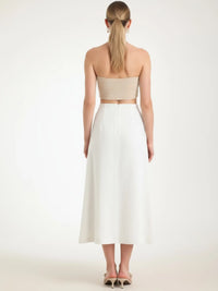 Bali Long Skirt White