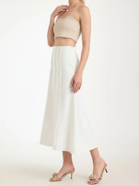 Bali Long Skirt White