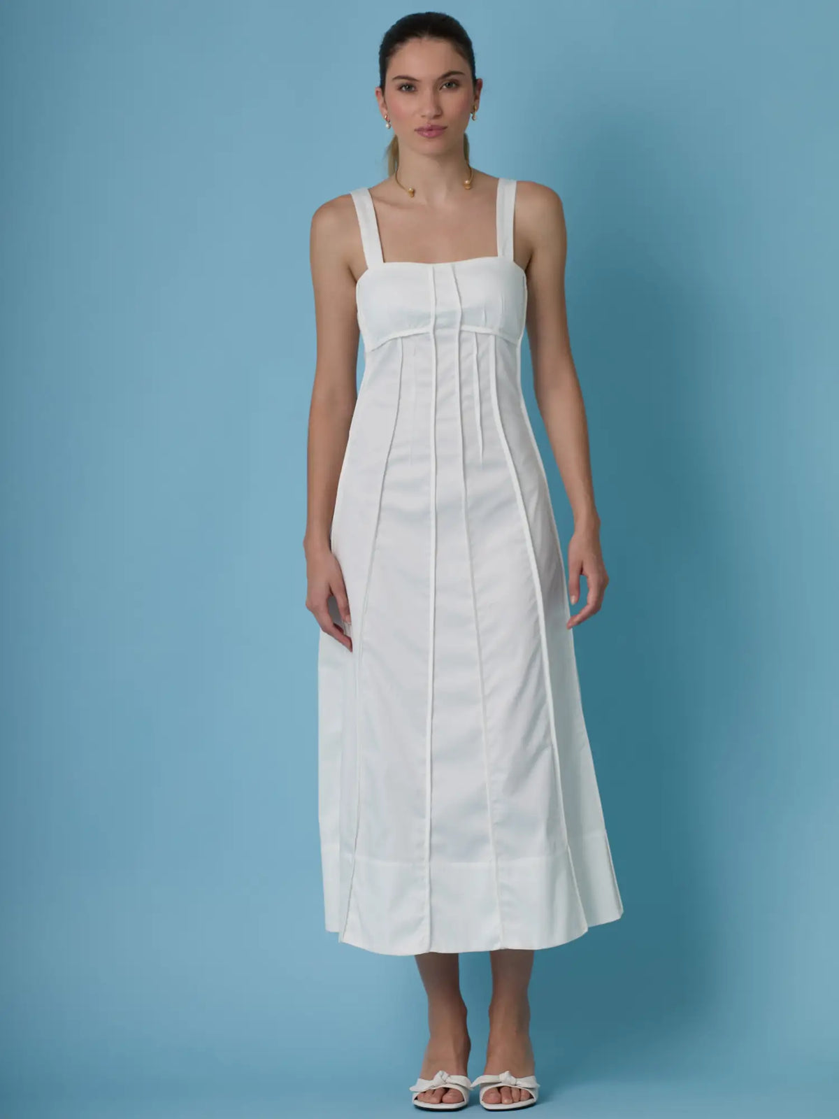 Fana Long Dress White