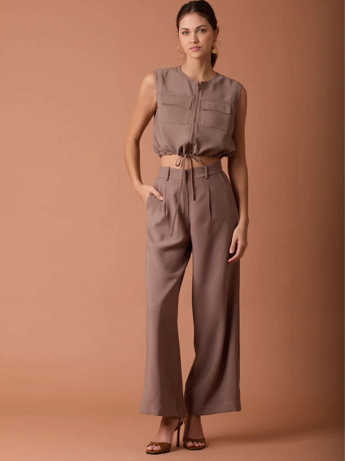 Ardaza Long Pants Brown