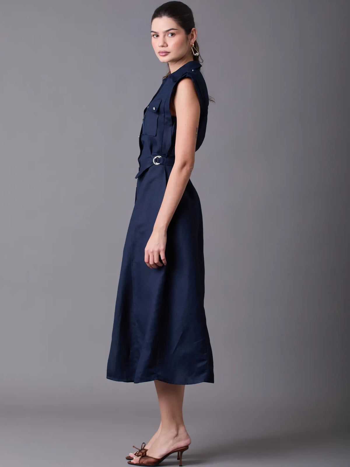 Celyse Long Dress Navy
