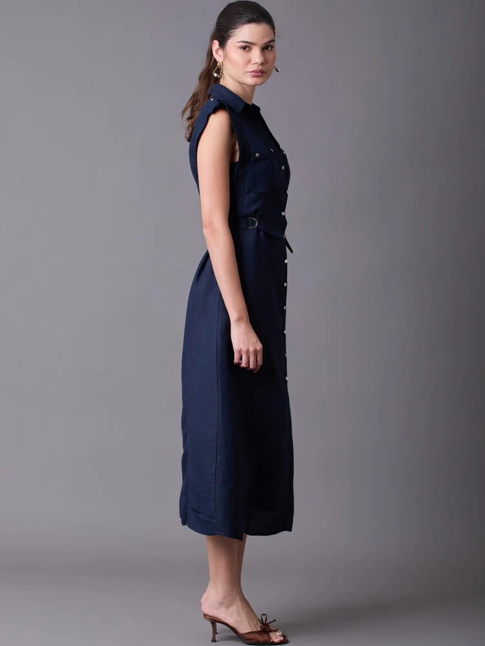 Celyse Long Dress Navy