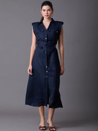 Celyse Long Dress Navy