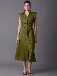 Celyse Long Dress Olive